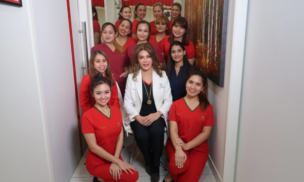 Doctor with hair Transplant Centre Team
